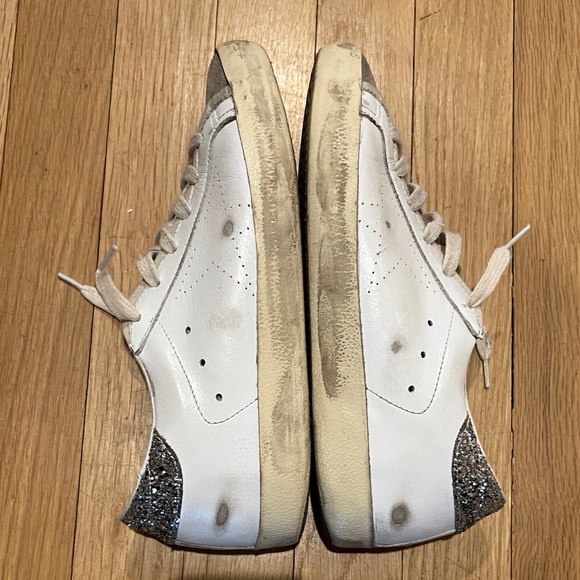 Golden Goose White and Gray Sneakers - Picture 4 of 8
